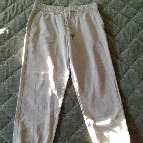 NWOT Beige Twill Pants - Picture 2 of 5